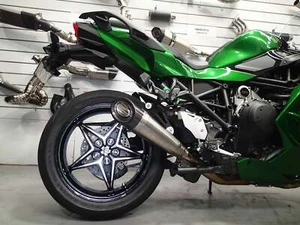 Kawasaki H2 SE SX Vandemon H2R Titanium Carbon Tip Slip-On 2018-25 - Bild 1 von 6