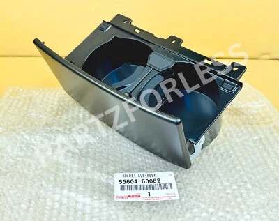 55604-60062 TOYOTA Land Cruiser SOPORTE SUBCONJUNTO, PANEL DE INSTRUMENTOS TAZA NUEVO OEM Foto 1 de 4