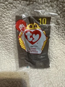 McDonalds Ty Teenie Beanie Babies - Zip Black Cat #10 New original pkg - Picture 1 of 4