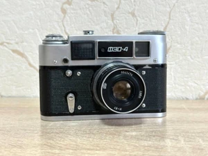 FED 4 Vintage 35mm Film Camera Rangefinder Lens Industar-61 2,8/53 ussr Worker - Picture 1 of 13
