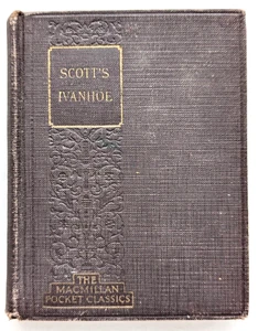 IVANHOE A Romance Sir Walter Scott 1927 Macmillan Pocket Classics - Picture 1 of 8