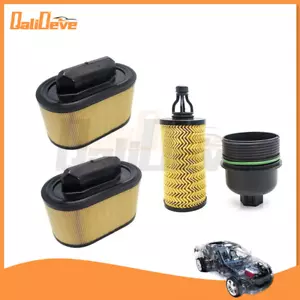 Air Filter Oil Filter W/ Cap For Maserati Ghibli Levante Quattroporte 3.0L New - Picture 1 of 6
