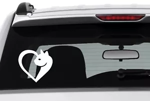 KITTY HEART CAT Love Pet Vinyl Decal Sticker JDM Car Truck Computer 6" X 6" - Bild 1 von 1