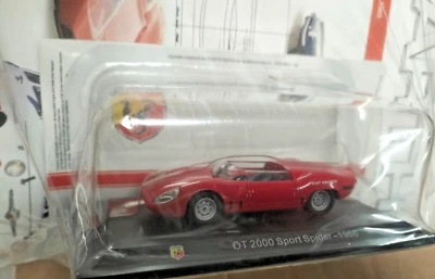 AUTOMODELLO 1 / 43 -ABARTH-OT 2000 SPORT SPIDER 1966- BLISTERATO IN BOX- MA7 - Immagine 1 di 4