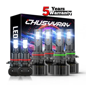 Faros LED faros antiniebla haz alto/bajo WJ para Jeep Grand Cherokee 1999-03 6x - Imagen 1 de 24