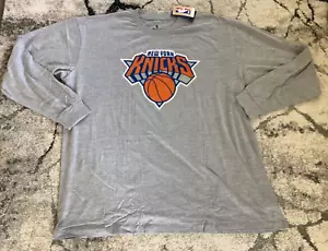 NBA Fanatics New York Knicks Kristap Porzingis Mens 3XLT Long Sleeve Shirt *NWT - Picture 1 of 4