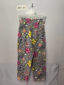 Cat’s Meow Black White Multicolor Patterned Pants girls size 6 - Picture 1 of 3