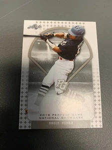 2018 Leaf Perfect Game Card #173 Nasim Nunez LPG PG Rookie RC Baseball - Bild 1 von 1