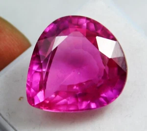 Natural 20.80 Ct Mozambique Pink Ruby TearDrop Cut Loose Gemstone Certified ! - Picture 1 of 3