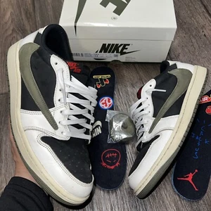 Travis Scott Air Jordan 1 Retro Low OG Olive Größe 12 W / 10,5 M - Bild 1 von 14