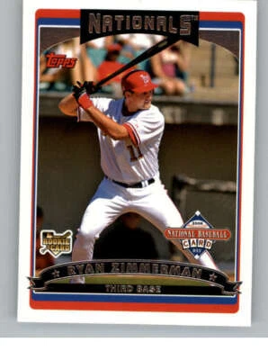 2006 Topps National Baseball Card Day Inserts #T3 Ryan Zimmerman (ref 144888) - Image 1 of 2
