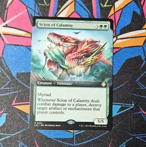 Scion of Calamity quasi nuovo arte estesa MTG Lost Caverns Of Ixalan Unplayed Magic LCC - Foto 1 di 1
