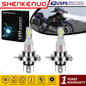 For Kawasaki Concours ZG1000/A 1986-2006 - 2X 9003 H4 LED Headlights Bulbs White - Picture 1 of 12