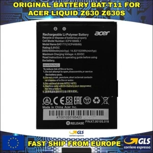 AKKU BATTERY BAT-T11 ACER LIQUID Z630 Z630S 4000mAh VERSAND GLS - Bild 1 von 1