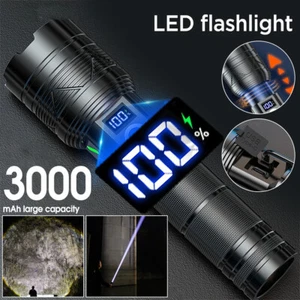 1200000LM LED Flashlight Zoom Light Super Bright Torch USB Rechargeable Lamp AUS - Picture 1 of 18