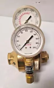 UL Airco 327L COMPRESSED Gas Regulator Nitrogen Brass PRESSURE 806 8427 555 - Picture 1 of 10