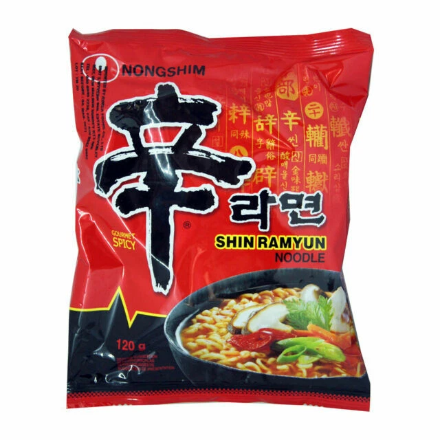 Nongshim Shin Ramyun - 120g, Pack of 40