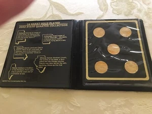 2003 State Quarters 24 Karat Gold Plated Set - Picture 1 of 6