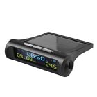 Orologio Digitale Solare per Auto con Display LCD Della Temperatura Della D1521