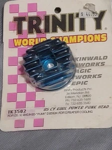 VINTAGE TEAM TRINITY 12 OS/CY PUNK ENGINE HEAD ASSOCIATED LOSI KYOSHO YOKOMO HPI - Picture 1 of 8