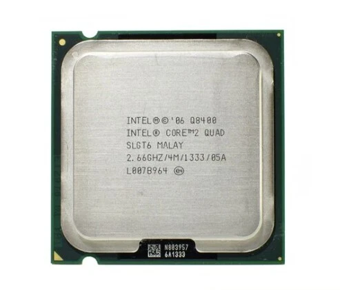 Intel Core 2 Quad 4 Cores Q8200/Q8300/Q8400/Q9300 Processor CPU LGA 775 socket - Image 1 of 1