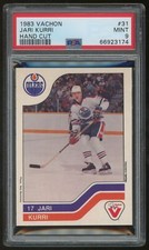 1983-84 VACHON HAND CUT PSA 9 #31 JARI KURRI
