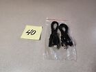 2pk 2 Prong Power Cord One For Wall One For Car