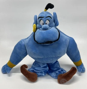 Peluche relleno azul súper suave Aladdin Genie de 17"" de Disney Store - Imagen 1 de 9