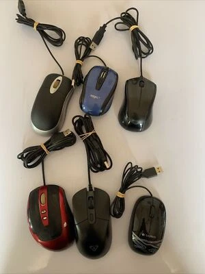 6x USB Mouse Gaming Logitech Rapier Laser A4Tech - Image 1 of 4