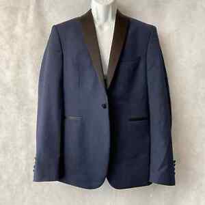 Vince Camuto Navy Wool Slim Cut Dinner Jacket Size 40R