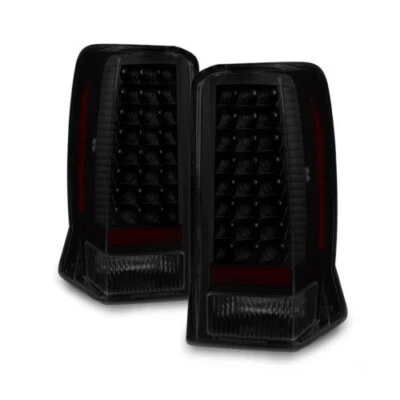 Luces traseras LED ESV Jdragon Cadillac 2002-2006 Escalade carcasa negra lente de humo Foto 1 de 3