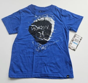 Hurley Little Boy's Size 5 Ultra Marine Blue Short Sleeve Logo T-Shirt Tee - Picture 1 of 1