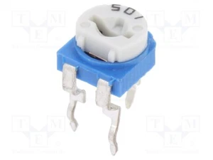 Potenciómetro: para instalación 500Ω 1 vuelta, acostado 100mW RKT6V-500 THT potencias - Imagen 1 de 1
