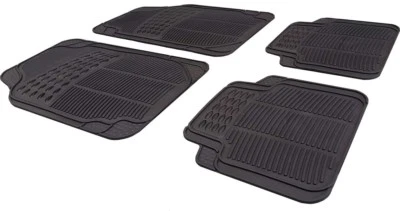 Car Black Rubber Front/Rear Floor Mats For Toyota Alphard 2003-2008 - Image 1 of 4