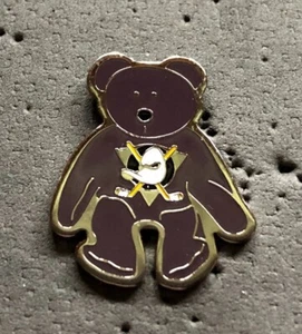 Anaheim Ducks Teddy Bear NHL Hockey Pin - Bild 1 von 1