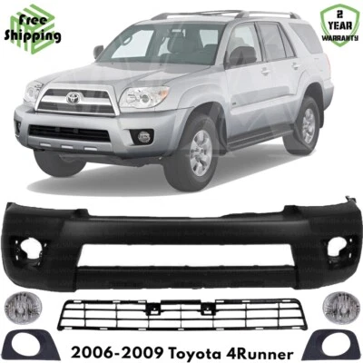 Front Bumper Cover & Fog Light Assembly Kit For 2006-2009 Toyota 4Runner Foto 1 de 4