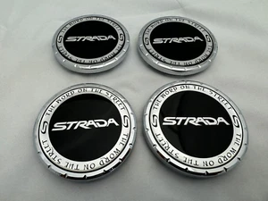 4 PACK - STRADA WHEEL RIM CENTER CAP C-ZW-1 C-225-1 81192085F-1 PD-CAP-STRADA - Picture 1 of 4