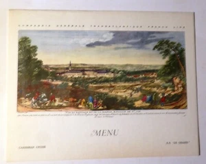 Paquebot DE GRASSE. Menu du 27 décembre 1950. Maison de St. Cir. (CLA56) - Picture 1 of 1