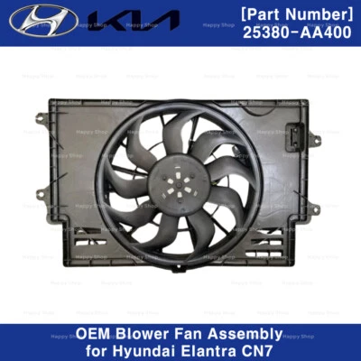 Soplador de montaje de ventilador original OEM 25380AA400 para Hyundai Elantra CN7 2021-2023 Foto 1 de 4