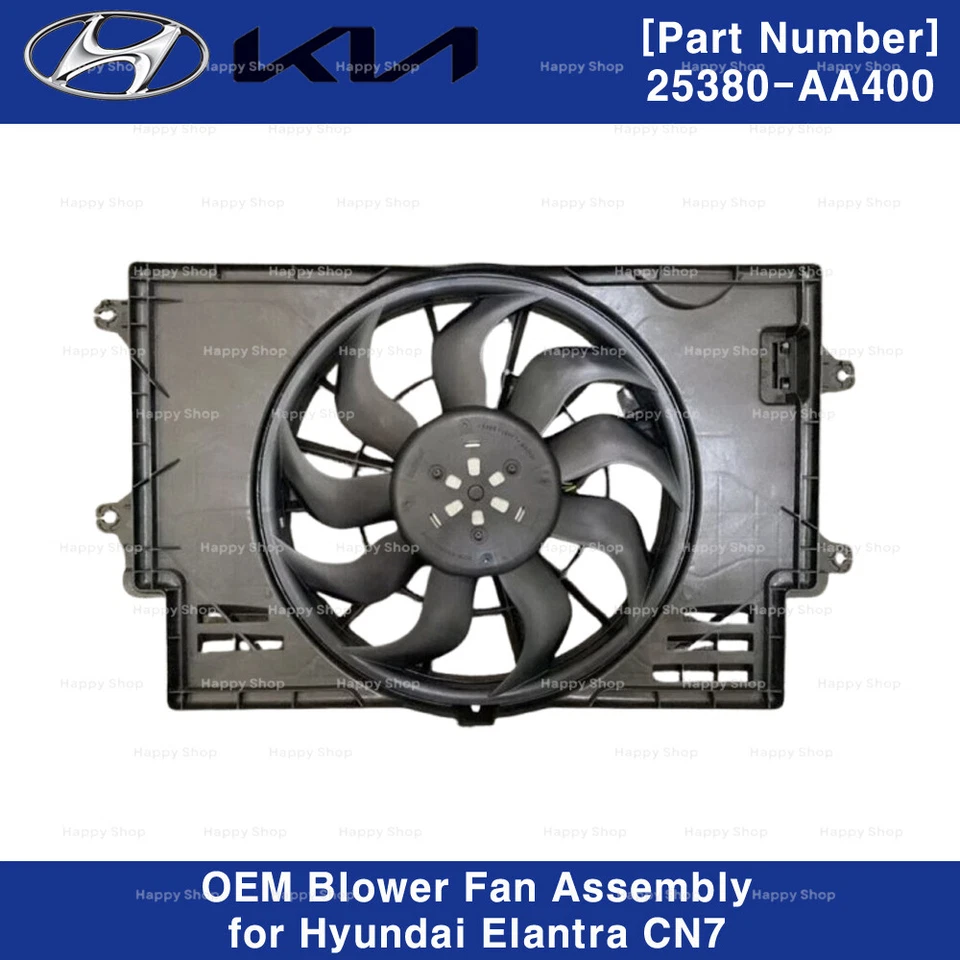 Soplador de montaje de ventilador original OEM 25380AA400 para Hyundai Elantra CN7 2021-2023 Foto 1 de 4