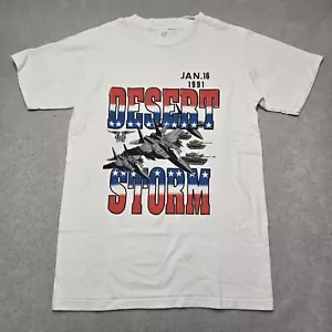 Vintage 1991 Operation Desert Storm T Shirt Size Large USA Made Single Stitch - Picture 1 of 14