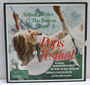 ARTHUR FIEDLER & THE BOSTON POPS  "Pops Festival"  1967  10 LP  Box Set - Picture 1 of 7