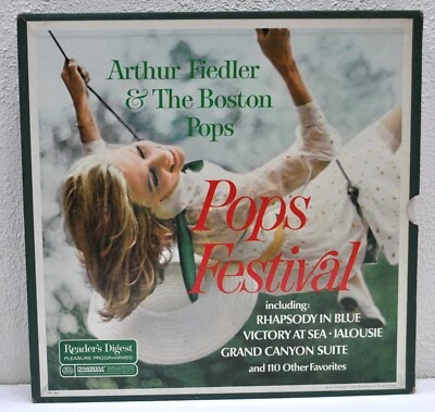 ARTHUR FIEDLER & THE BOSTON POPS  "Pops Festival"  1967  10 LP  Box Set - Image 1 of 4