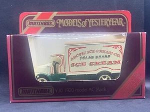 Matchbox Yesteryear Y-30 1920 AC Mack Truck (England) wht - Picture 1 of 2