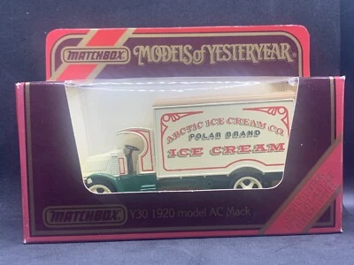 Matchbox Yesteryear Y-30 1920 AC Mack Truck (England) wht - Image 1 of 2