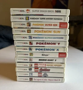 Original Nintendo 3DS Cases/Manuals Only Pick Choose Save Complete your Games! - Picture 1 of 128