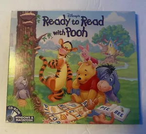 VTG DISNEY'S READY TO READ WITH POOH AGES 3-6 CD-ROM Windows 95/98 - Picture 1 of 3