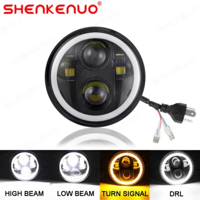 Faro LED alto/bajo DRL para Suzuki Boulevard M50 M90 C50 VZ800 5-3/4 5,75" pulgadas Foto 1 de 4