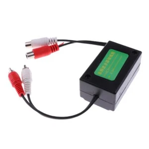2 RCA Bis 2 RCA Ground Loop Isolator Rausch-Audiofilter Für Car Home Stereo - Bild 1 von 6