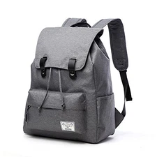 Valleycomfy Mochila de la lona Mujeres / Bolso del recorrido de los (gris)
